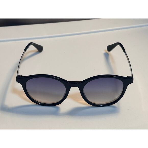 Diane Von Furstenberg Blue/Silver Sunglasses - Picture 3 of 10